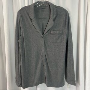 Haven Well Within Marled Knit Gray Pajama Top